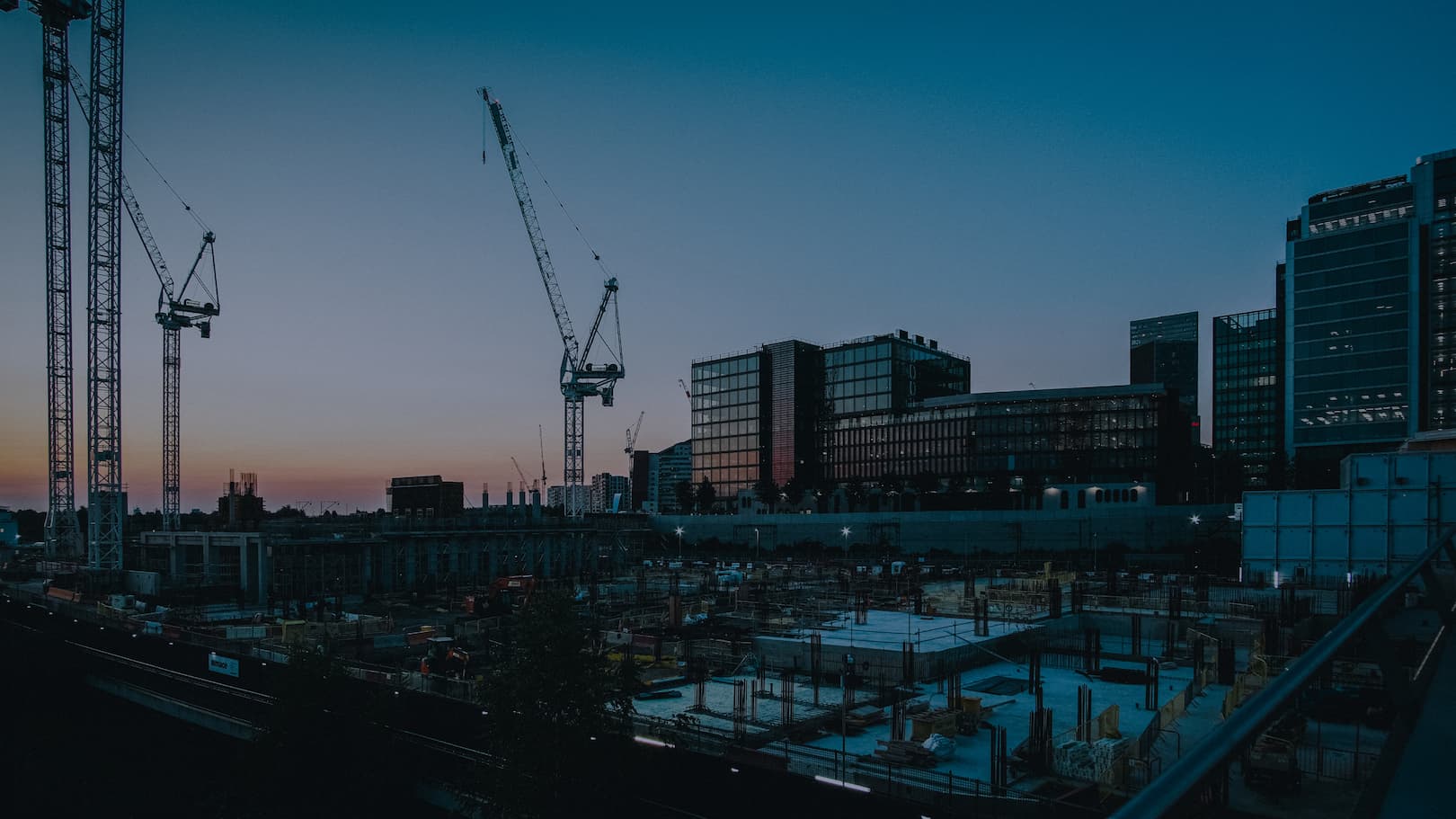Commissioning construction site